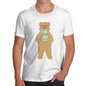 Men's Book Stack Teddy T-Shirt