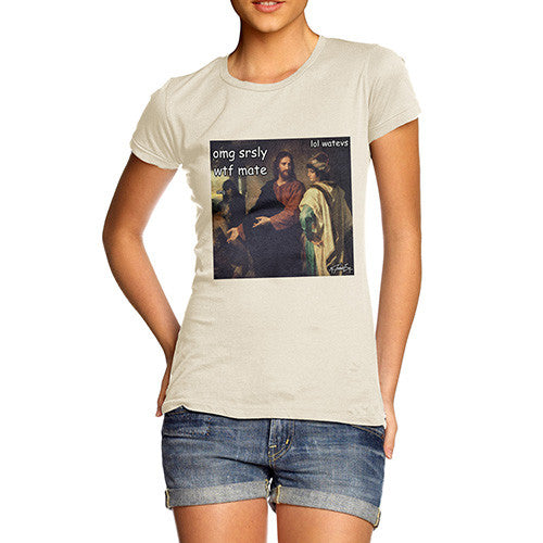 Women's Funny Christ and the Rich Young Ruler T-Shirt