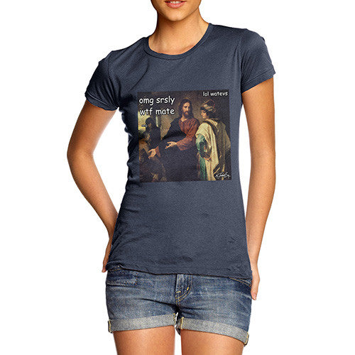 Women's Funny Christ and the Rich Young Ruler T-Shirt