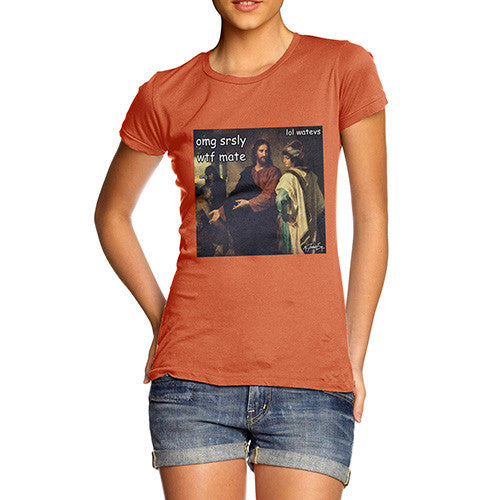 Women's Funny Christ and the Rich Young Ruler T-Shirt