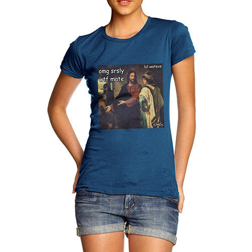 Women's Funny Christ and the Rich Young Ruler T-Shirt