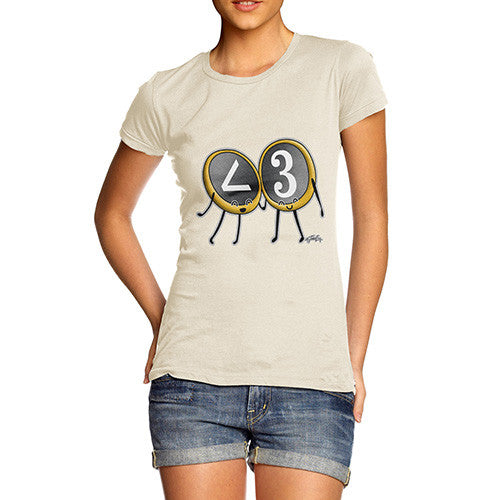 Women's Less Than Three T-Shirt