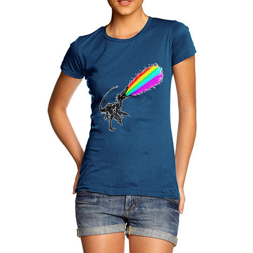 Women's Angry Rainbow Dragon T-Shirt