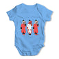 Three Fans Baby Grow Bodysuit