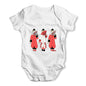 Three Fans Baby Grow Bodysuit