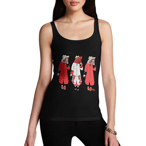 Women's Three Fans Tank Top