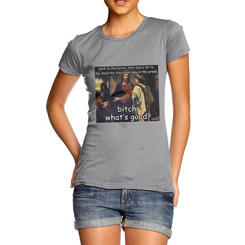 Women's Rude Hofmann Christ And The Rich Young Ruler T-Shirt