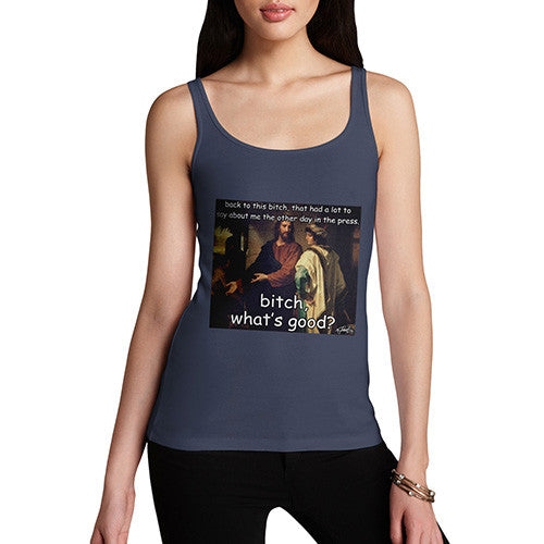 Women's Rude Hofmann Christ And The Rich Young Ruler Tank Top