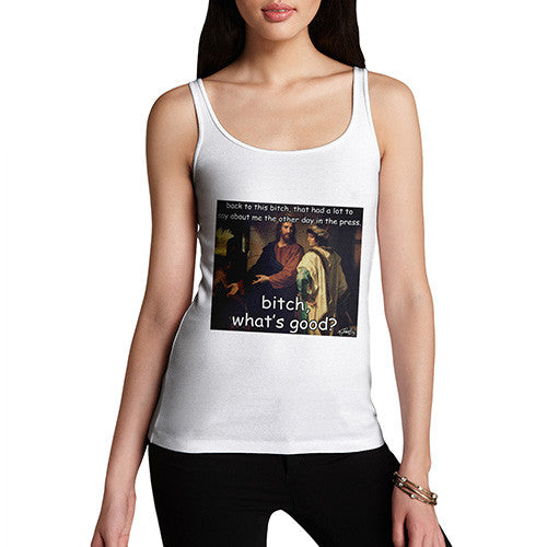 Women's Rude Hofmann Christ And The Rich Young Ruler Tank Top