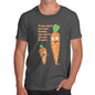 Men's Funny Carrots Eat Your Humans T-Shirt