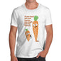 Men's Funny Carrots Eat Your Humans T-Shirt