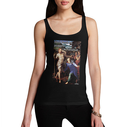 Women's Funny Bronzino Noli Me Tangere Tank Top