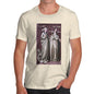 Men's Happy Saint With Sword Through Her Neck T-Shirt