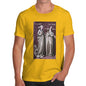 Men's Happy Saint With Sword Through Her Neck T-Shirt