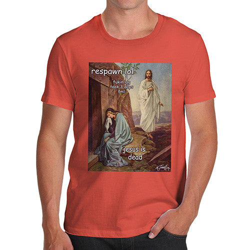 Men's Resurrection Of Jesus Respawn LOL T-Shirt