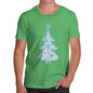 Men's Snowflake Christmas Tree T-Shirt