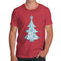 Men's Snowflake Christmas Tree T-Shirt