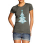 Women's Snowflake Christmas Tree T-Shirt