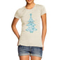 Women's Snowflake Christmas Tree T-Shirt