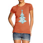 Women's Snowflake Christmas Tree T-Shirt