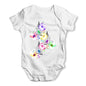 Watercolour Bird Cage Baby Grow Bodysuit