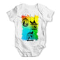 Rainbow Bird Cages Baby Grow Bodysuit