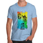 Men's Rainbow Bird Cages T-Shirt