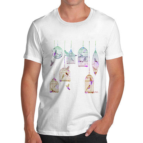 Men's Bird Cages T-Shirt