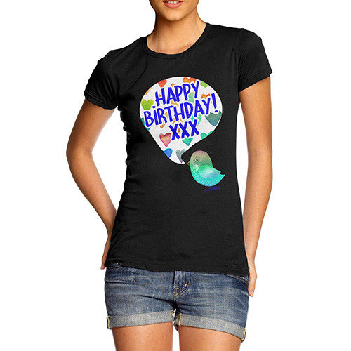 Women's Happy Birdy Birthday T-Shirt