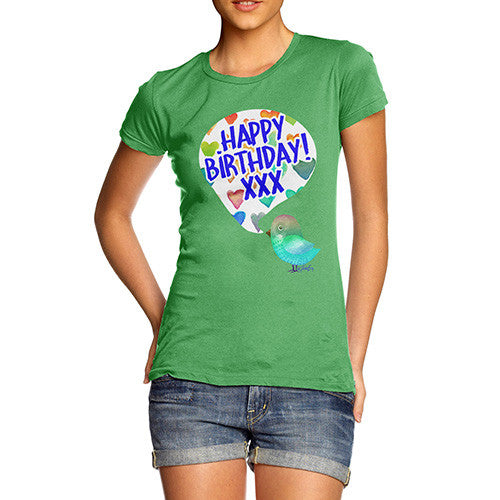 Women's Happy Birdy Birthday T-Shirt