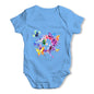 Watercolour Butterflies Baby Grow Bodysuit