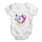 Watercolour Butterflies Baby Grow Bodysuit