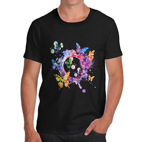 Men's Watercolour Butterflies T-Shirt