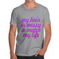 Men's My Hair is Messy T-Shirt