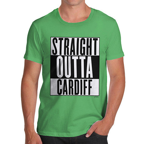 Men's Straight Outta Cardiff T-Shirt