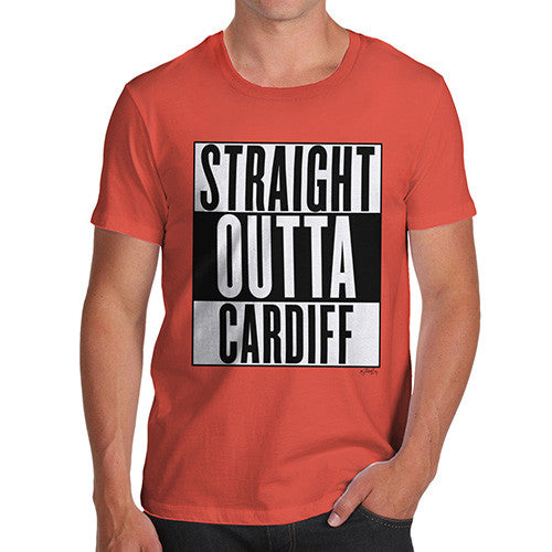 Men's Straight Outta Cardiff T-Shirt