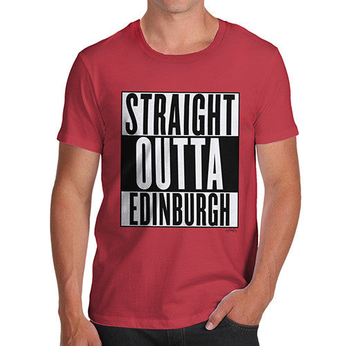 Men's Straight Outta Edinburgh T-Shirt