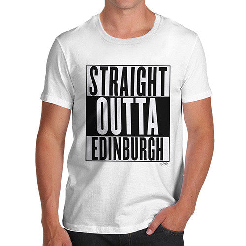 Men's Straight Outta Edinburgh T-Shirt