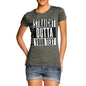 Women's Personalised STRAIGHT OUTTA - Your Custom TEXT T-Shirt