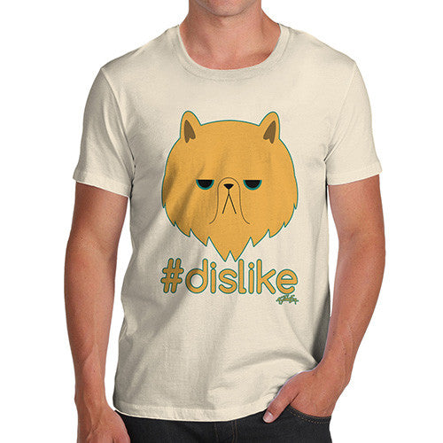 Men's Grumpy Cat Hashtag Dislike T-Shirt