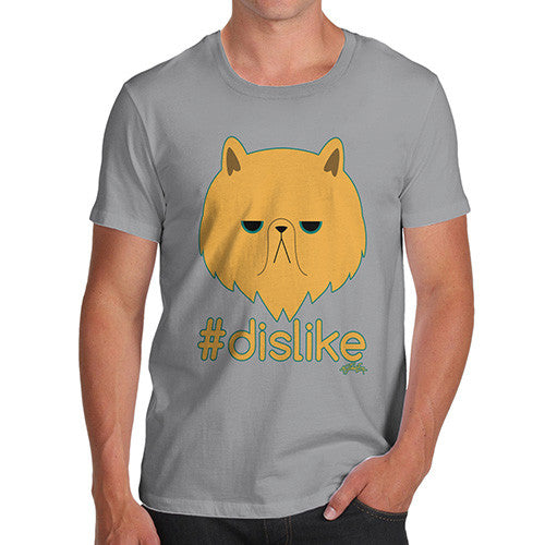 Men's Grumpy Cat Hashtag Dislike T-Shirt