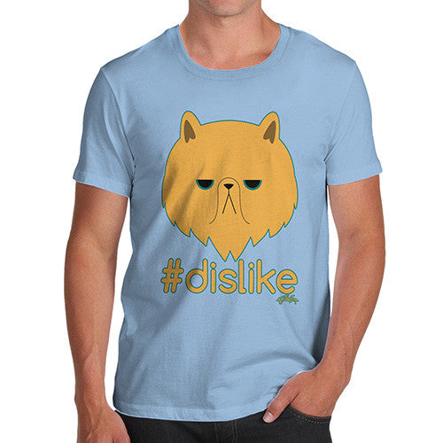 Men's Grumpy Cat Hashtag Dislike T-Shirt