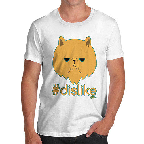 Men's Grumpy Cat Hashtag Dislike T-Shirt