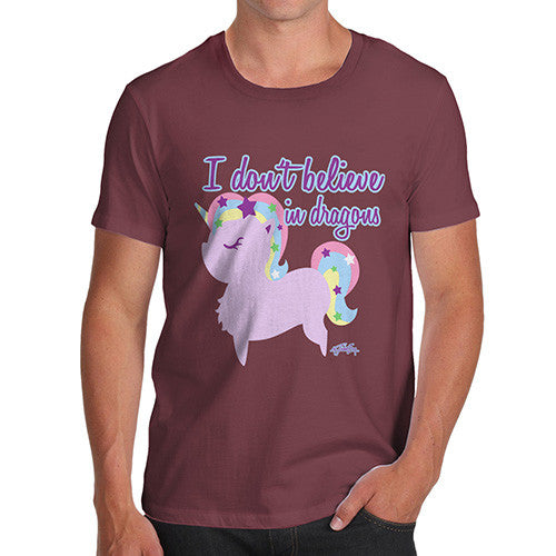 Men's Unicorns Don't Believe In Dragons T-Shirt