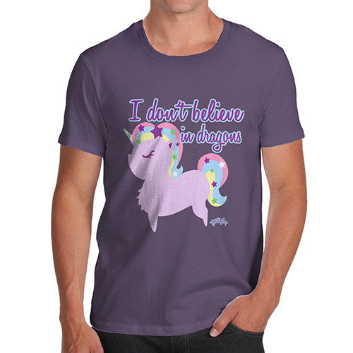 Men's Unicorns Don't Believe In Dragons T-Shirt