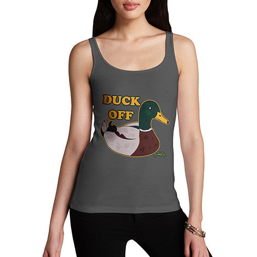 Women's Funny Quote Duck Off Tank Top