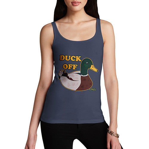 Women's Funny Quote Duck Off Tank Top