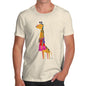 Men's Giraffe Wearing Scarves T-Shirt