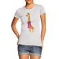 Women's Giraffe Wearing Scarves T-Shirt