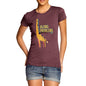 Women's Funny Giraffe Hashtag Long Problem T-Shirt